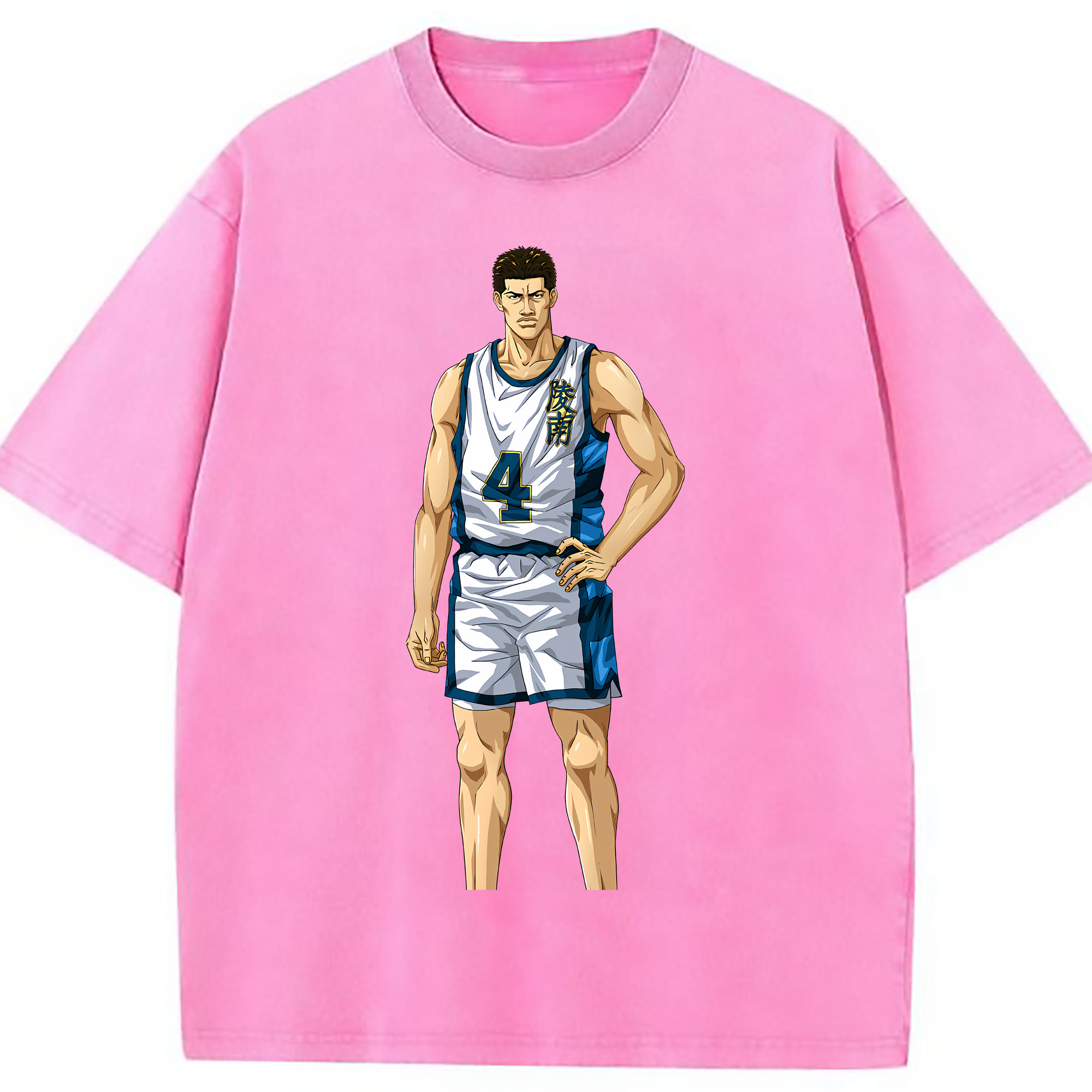 （画像用） SLAM DUNK／スラムダンク 綿100% ヴィンテージ風 半袖Tシャツ（フロントプリント）